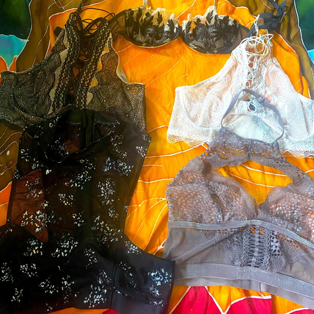 Lot of 5 Victoria's Secret Bralettes